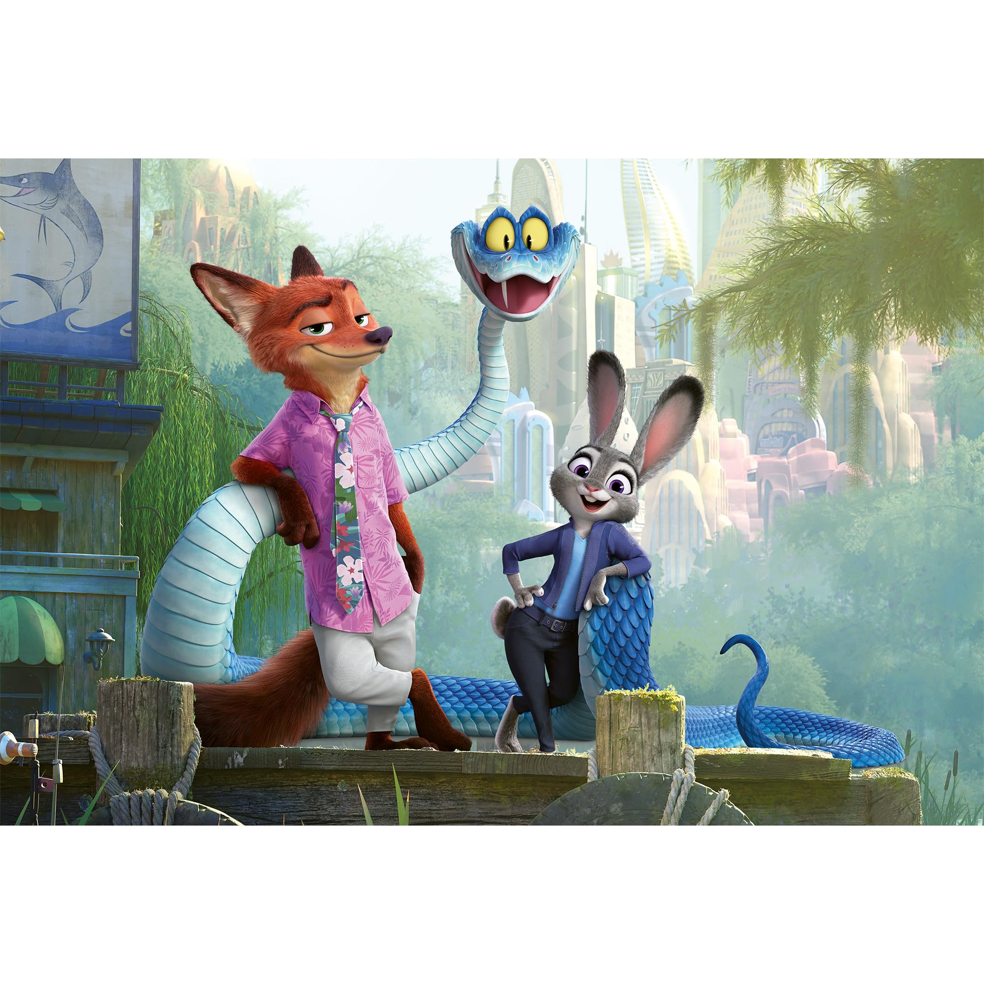 trefl-red-zootopia-2-puzzle-100-pi-ces-secrets-of-zootopia-5-ans image 2