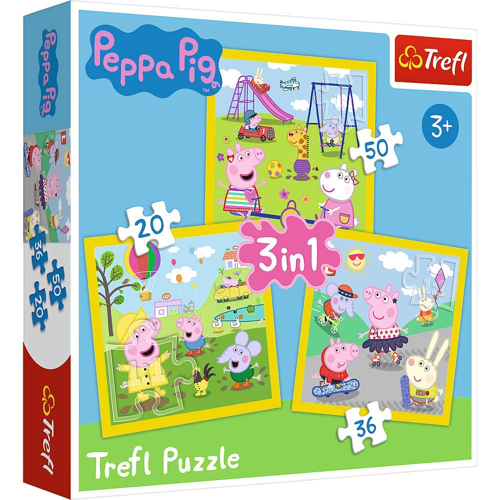 trefl-red-peppa-pig-puzzles-3-sets-enfant-d-s-3-ans image 1