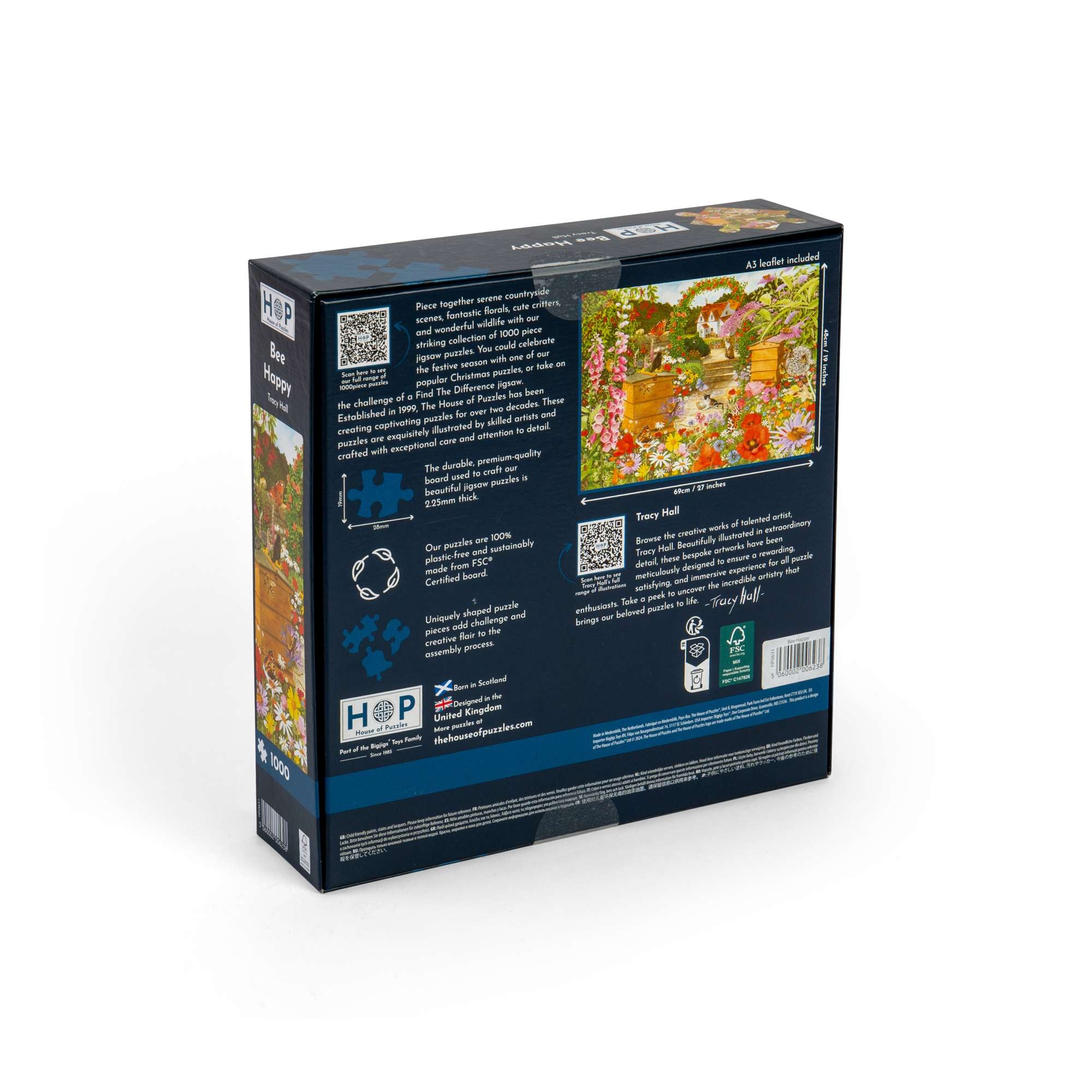 house-of-puzzles-1000-puzzle-1000-pi-ces-bee-happy image 3