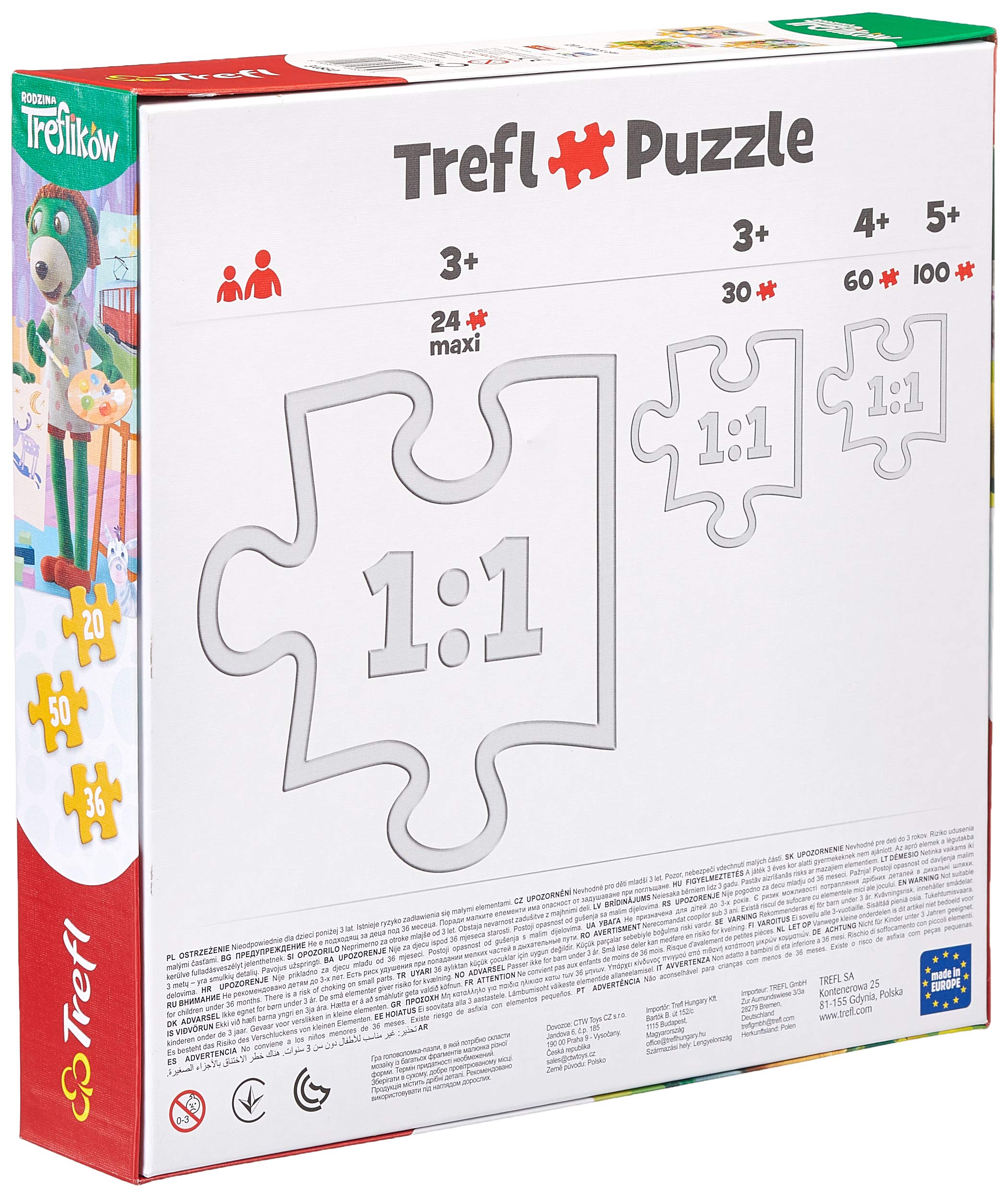 trefl-red-34850-puzzle-multicolore-3-puzzles image 2