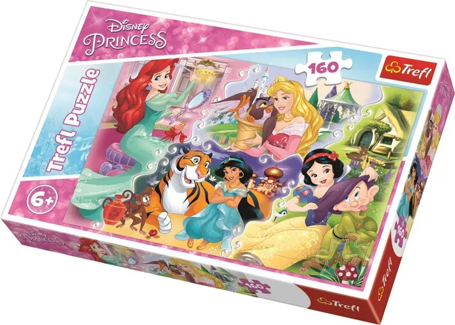 trefl-red-princesses-disney-puzzle-160-pi-ces-6-ans-amis image 1