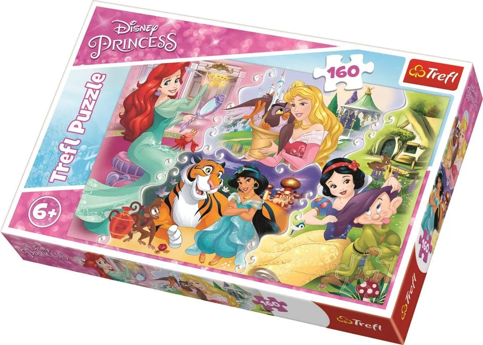 trefl-red-princesses-disney-puzzle-160-pi-ces-6-ans-amis image 1