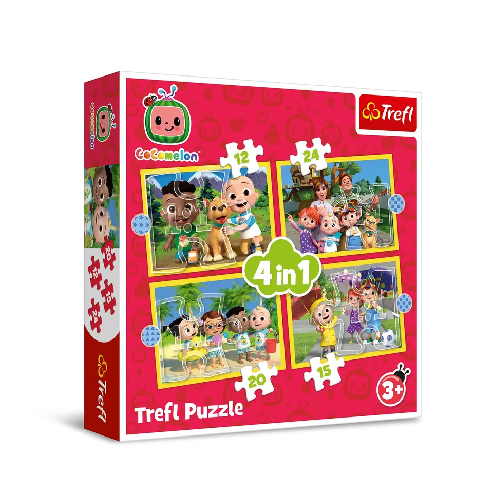 trefl-cocomelon-puzzle-4-en-1-12-24-pi-ces-3-ans image 1