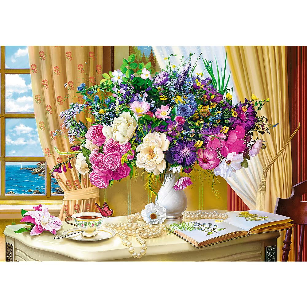 trefl-red-fleurs-le-matin-puzzle-1000-pi-ces-vase image 2