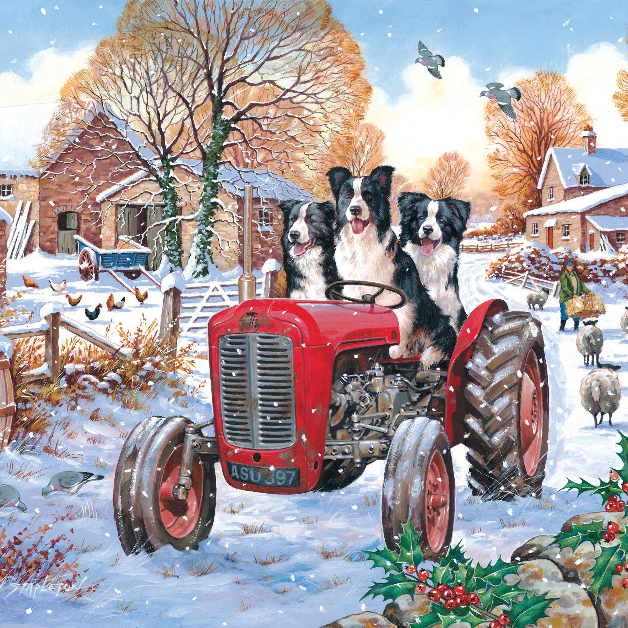 house-of-puzzles-beau-belle-bramble-puzzle-1000-pi-ces-ferme-hiver image 3