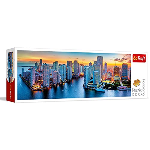trefl-red-puzzle-panorama-1000-pi-ces-miami-nuit image 7