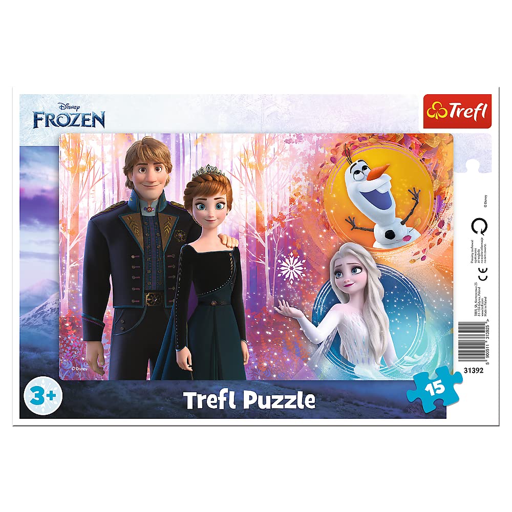 trefl-red-reine-des-neiges-2-puzzle-cadre-15-pi-ces image 1