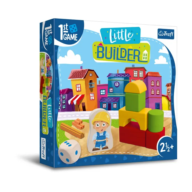 trefl-red-little-builder-jeu-de-soci-t-bois-construction image 1