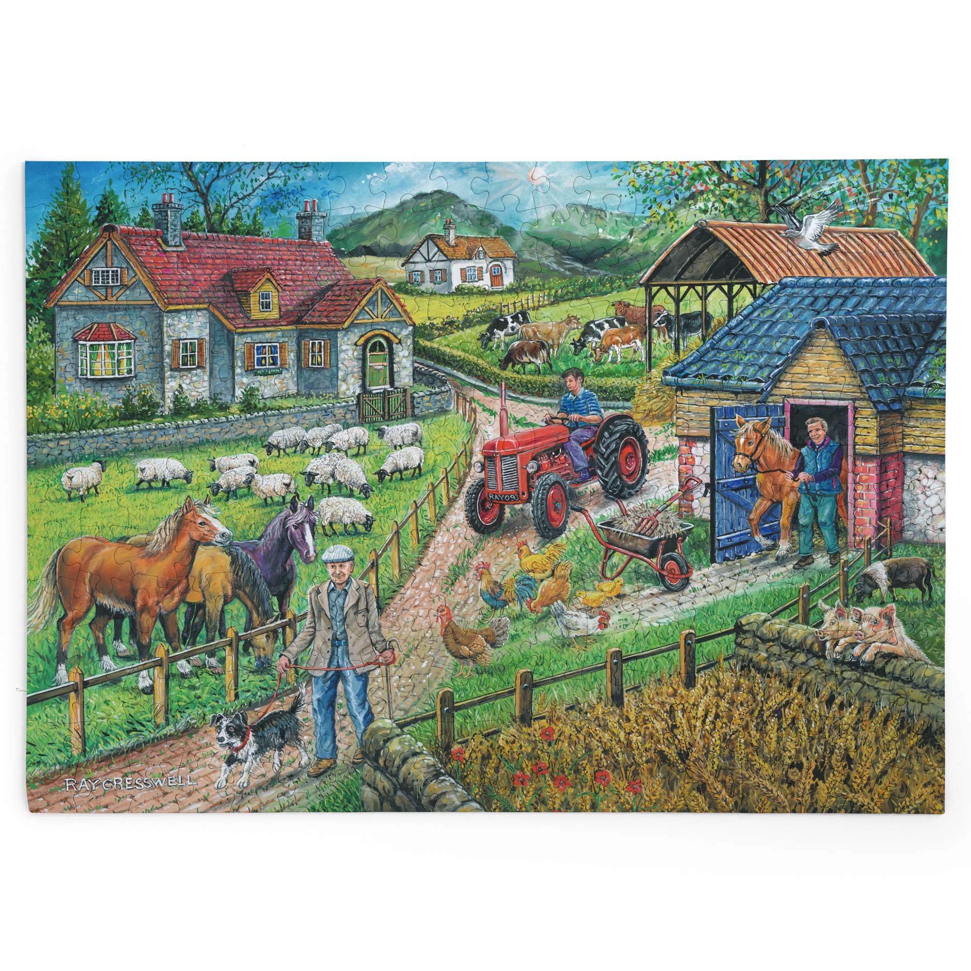 house-of-puzzles-barley-mow-farm-puzzle-big-250-pi-ces-ferme image 2