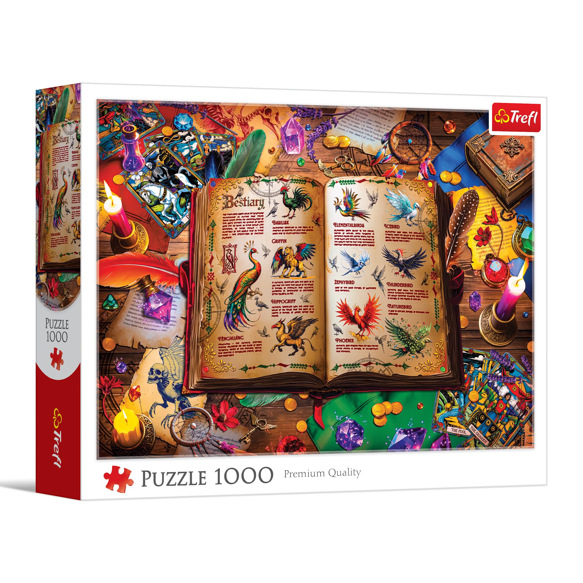 trefl-red-atlas-des-oiseaux-fantastiques-puzzle-1000-pi-ces-livre image 1