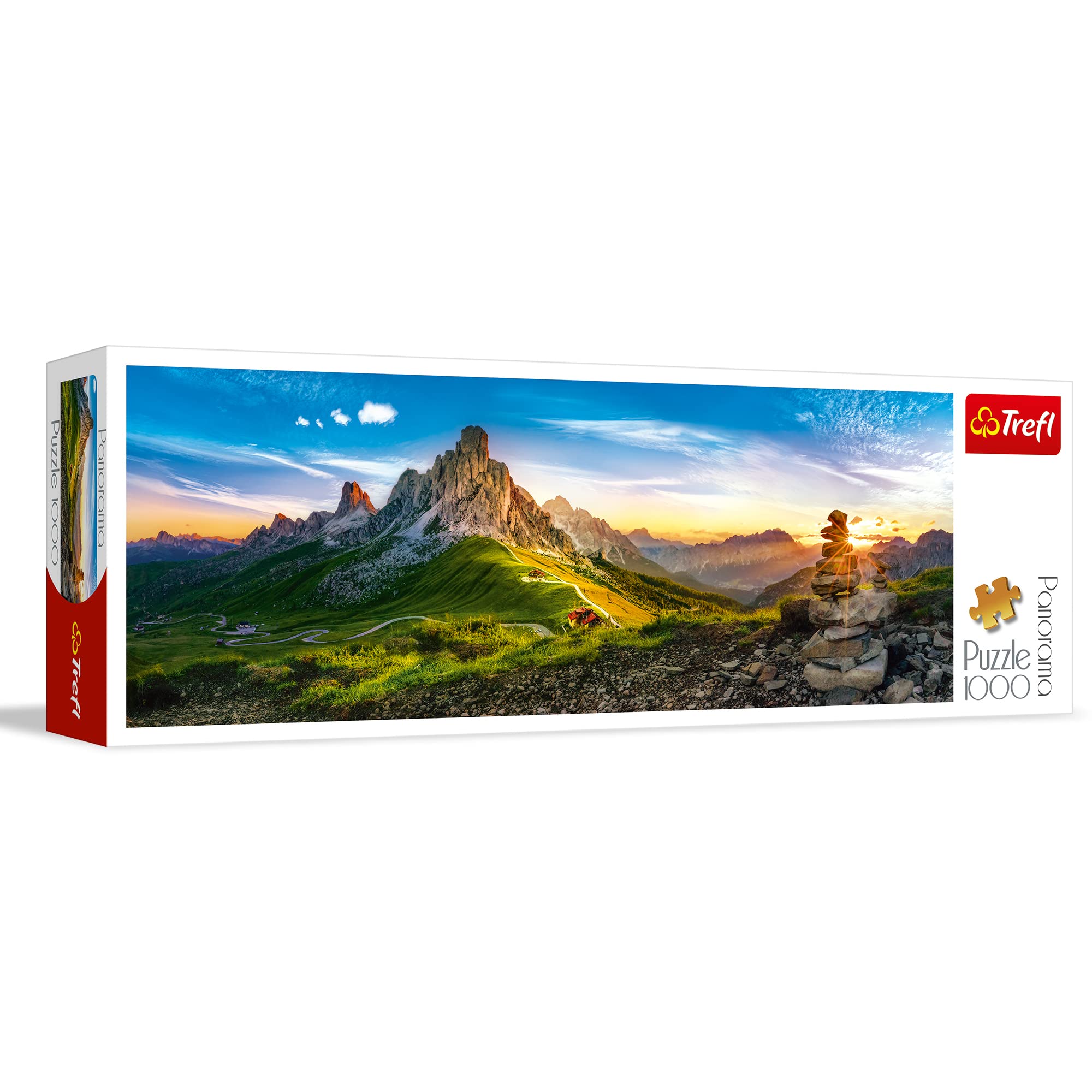 trefl-red-29038-passo-di-giau-puzzle-1000-panorama image 1