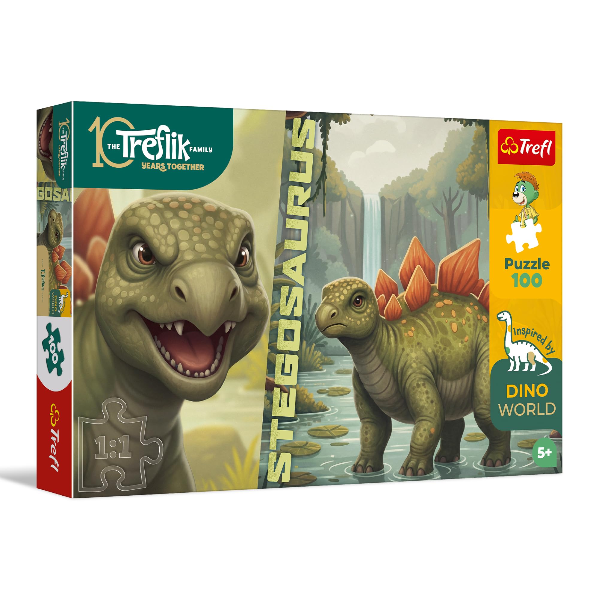 trefl-the-treflik-family-stegosaurus-puzzle-100-pi-ces-5-ans image 1