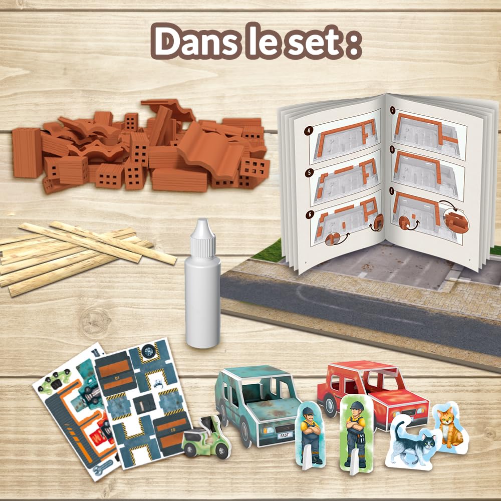trefl-brick-trick-atelier-automobile-jeu-de-construction-150-briques image 6