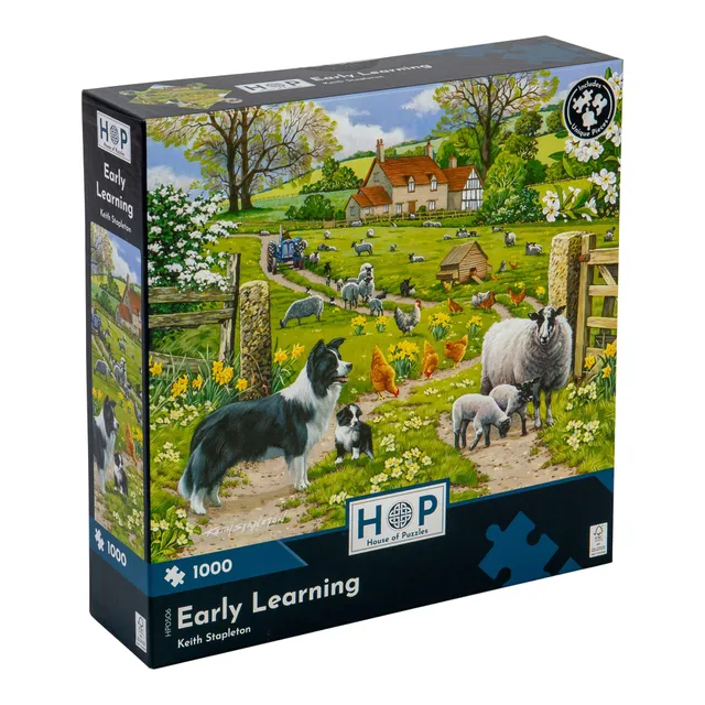 house-of-puzzles-early-learning-puzzle-1000-pi-ces-cole image 1