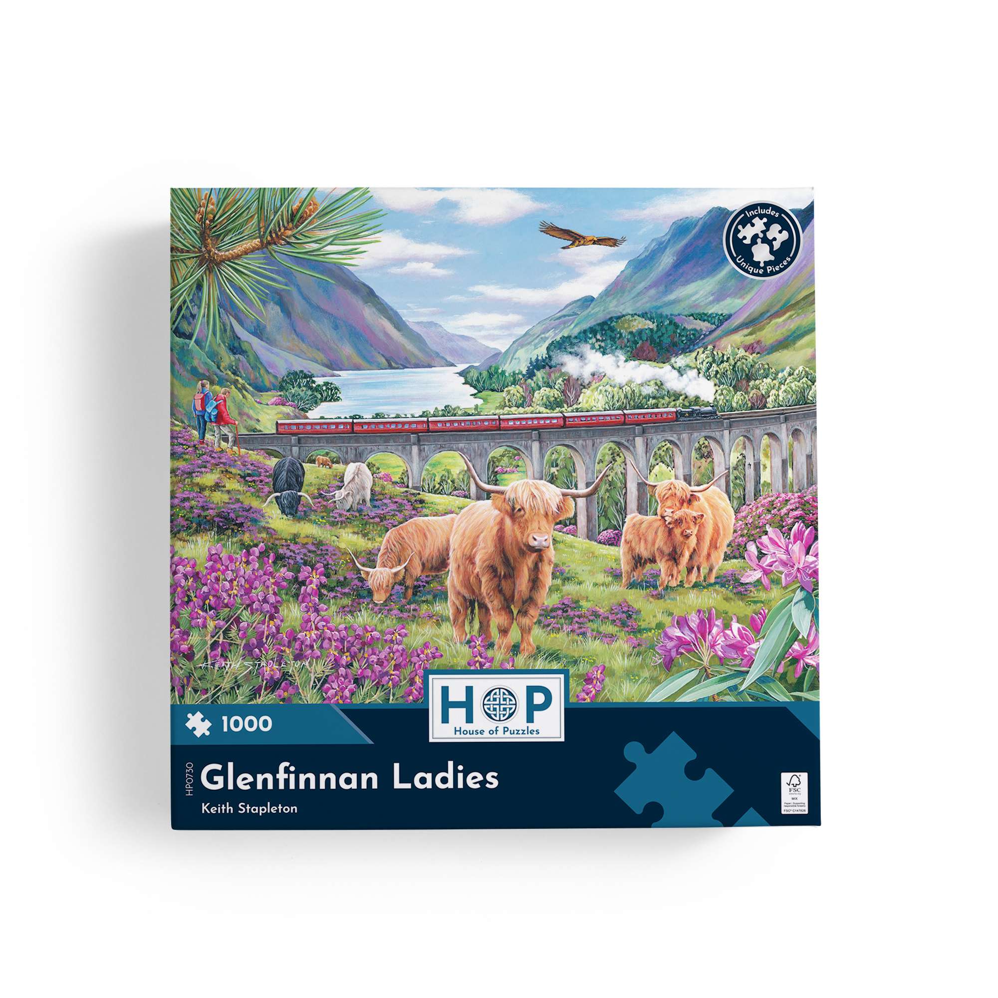 house-of-puzzles-glenfinnan-ladies-puzzle-1000-pi-ces-train image 4