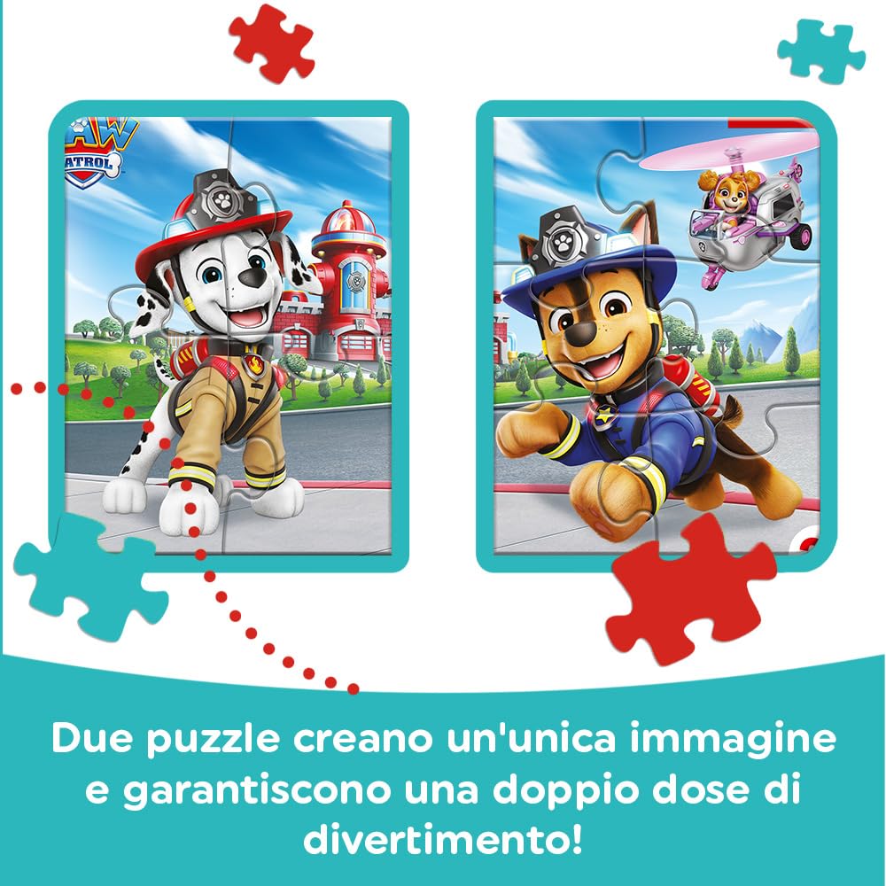 trefl-red-paw-patrol-puzzle-cadre-b-b-2-en-1-chiots-2-ans image 3