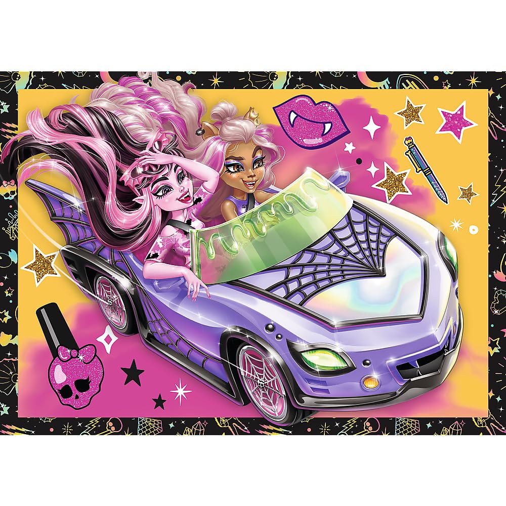 trefl-red-monster-high-journ-e-lectrisante-puzzle-4en1-4-ans image 7