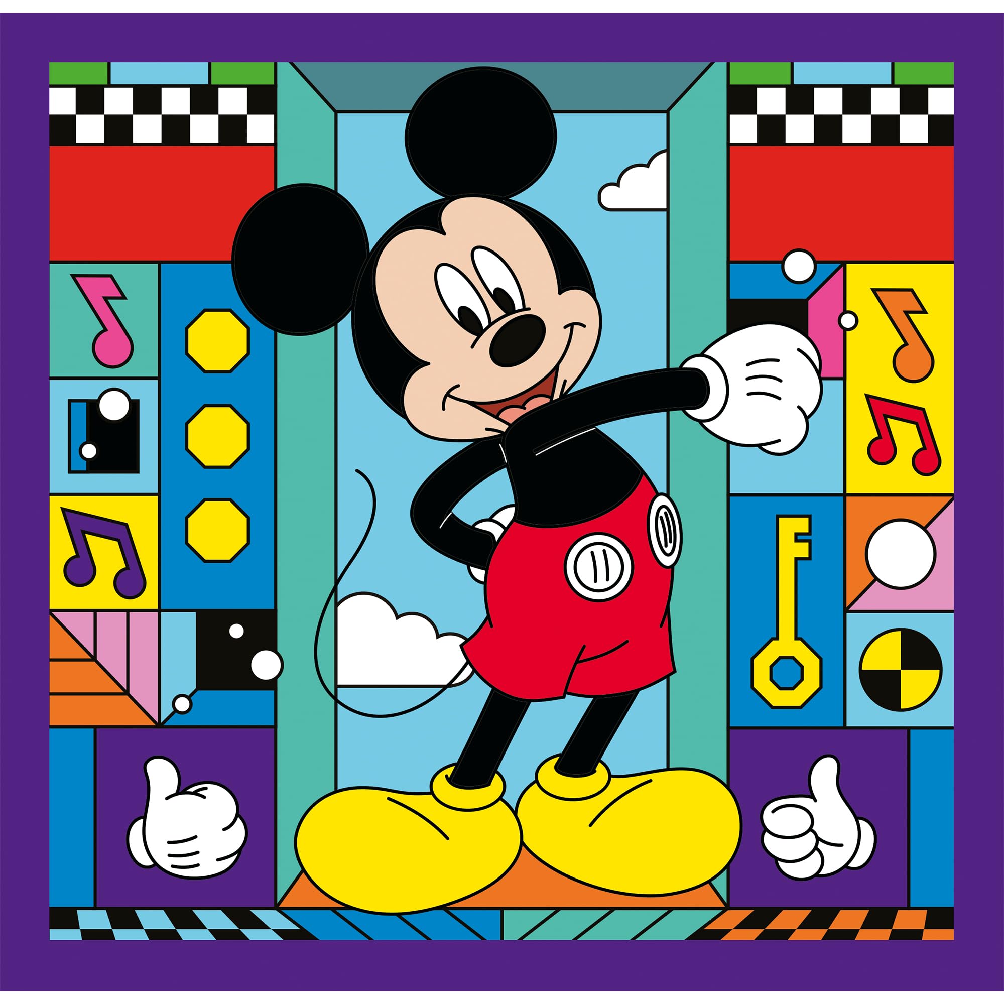 trefl-red-mickey-mouse-puzzle-3-en-1-20-50-pi-ces image 6
