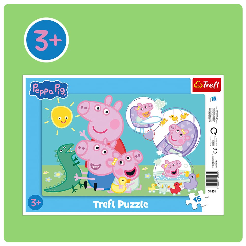 trefl-red-peppa-pig-puzzle-cadre-15-pi-ces-3-ans image 2
