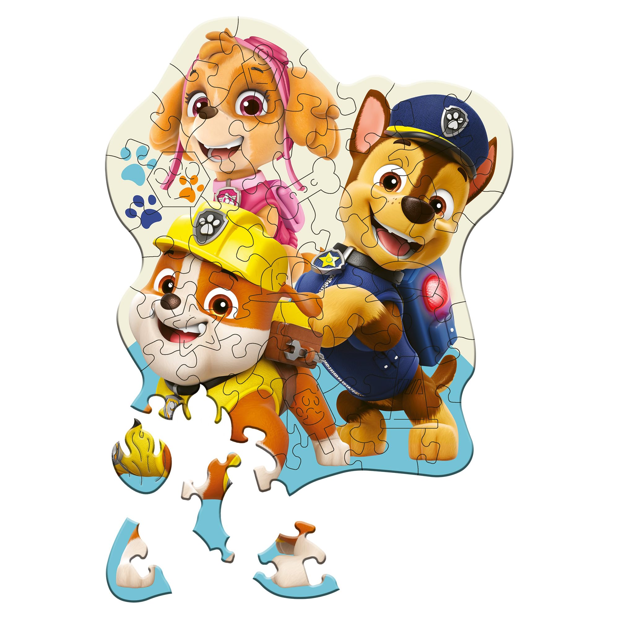 trefl-wood-craft-junior-paw-patrol-puzzle-bois-50-pcs-5-ans image 1