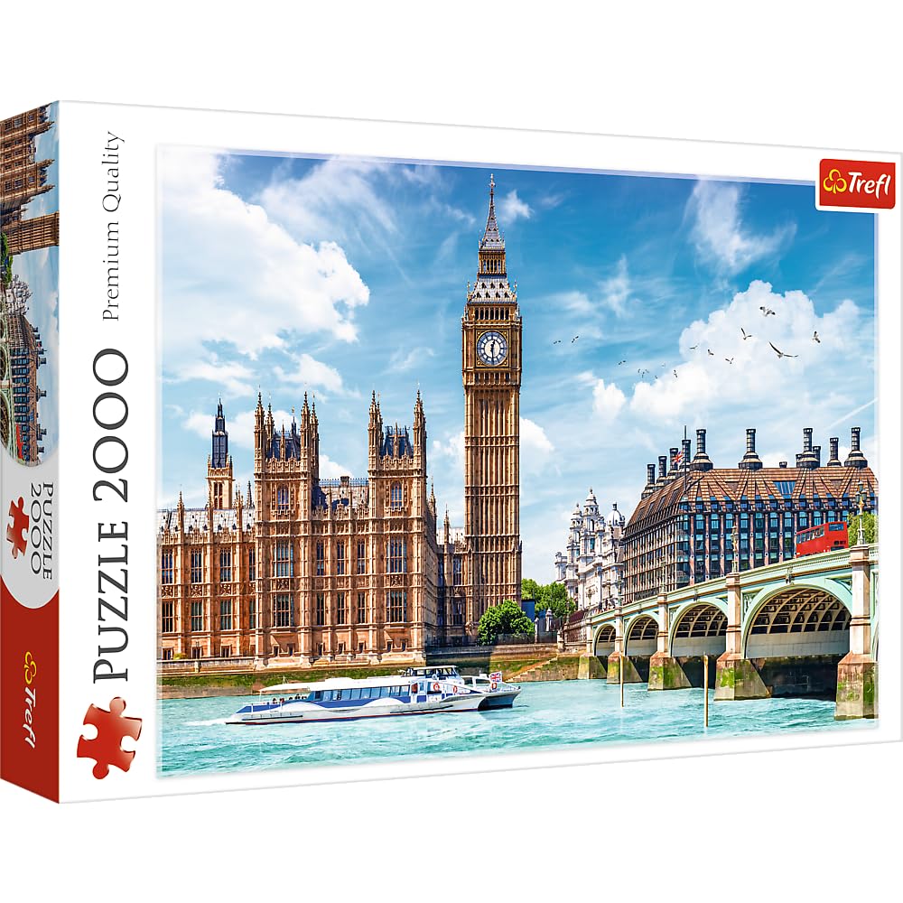 trefl-red-big-ben-londres-puzzle-2000-pi-ces-paysage-urbain image 1