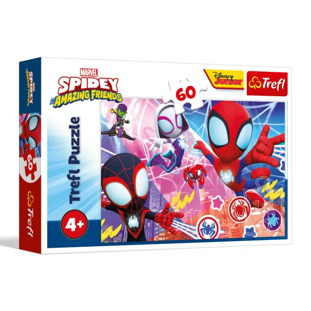 trefl-red-spidey-aventure-h-ro-que-puzzle-160-pi-ces-d-s-4-ans image 1
