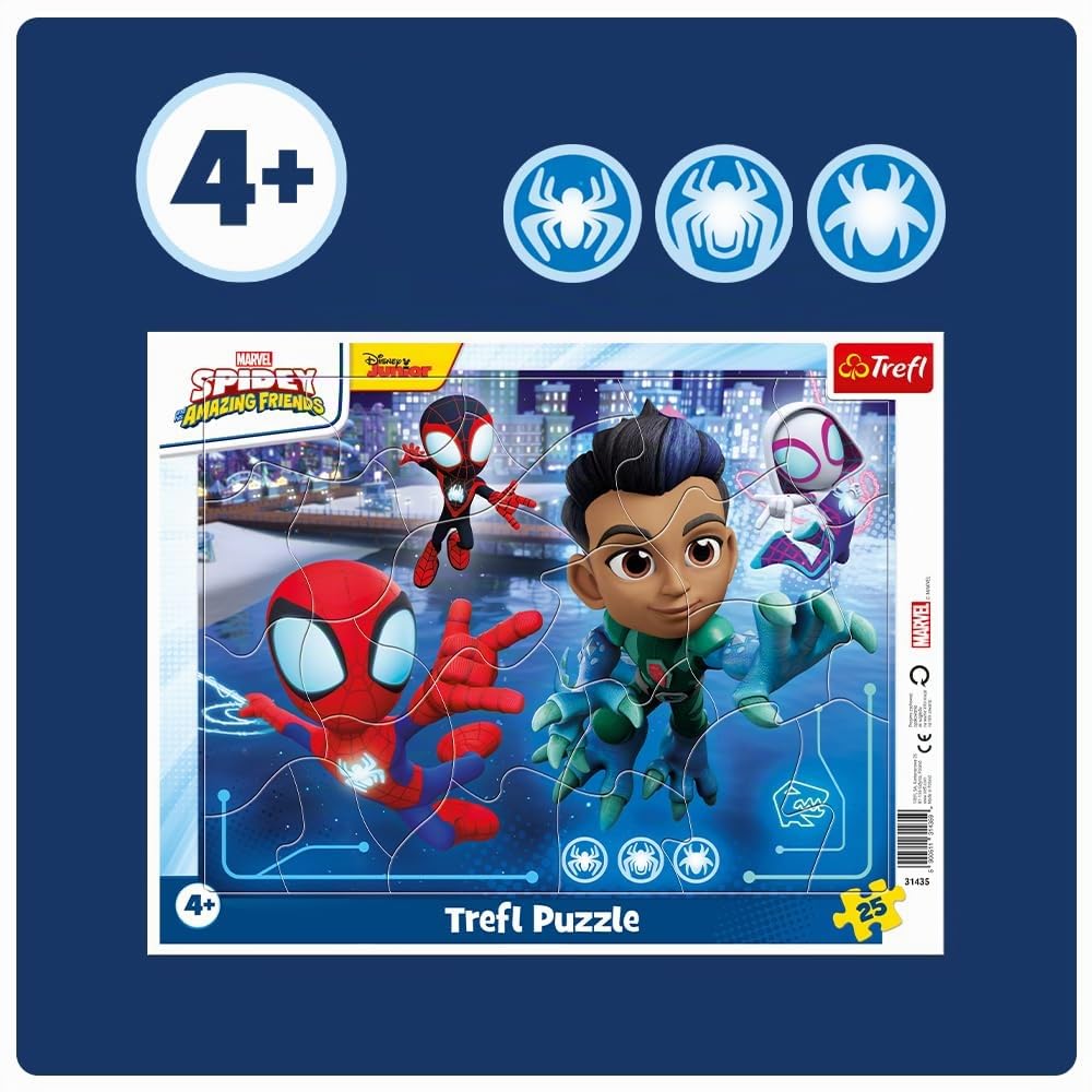 trefl-red-marvel-spiderman-puzzle-cadre-25-pi-ces-4-ans image 2