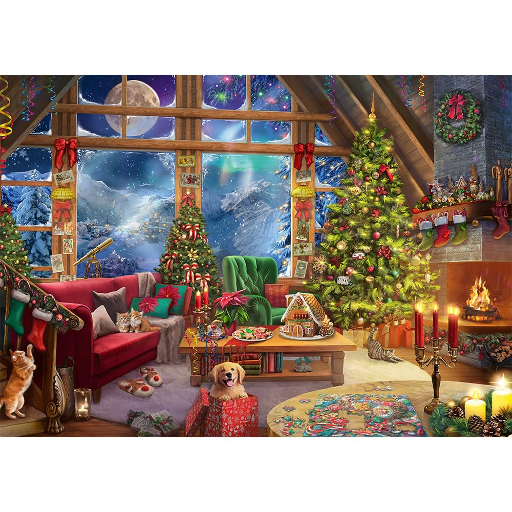 trefl-red-no-l-dans-les-montagnes-puzzle-2-x-500-pi-ces image 2