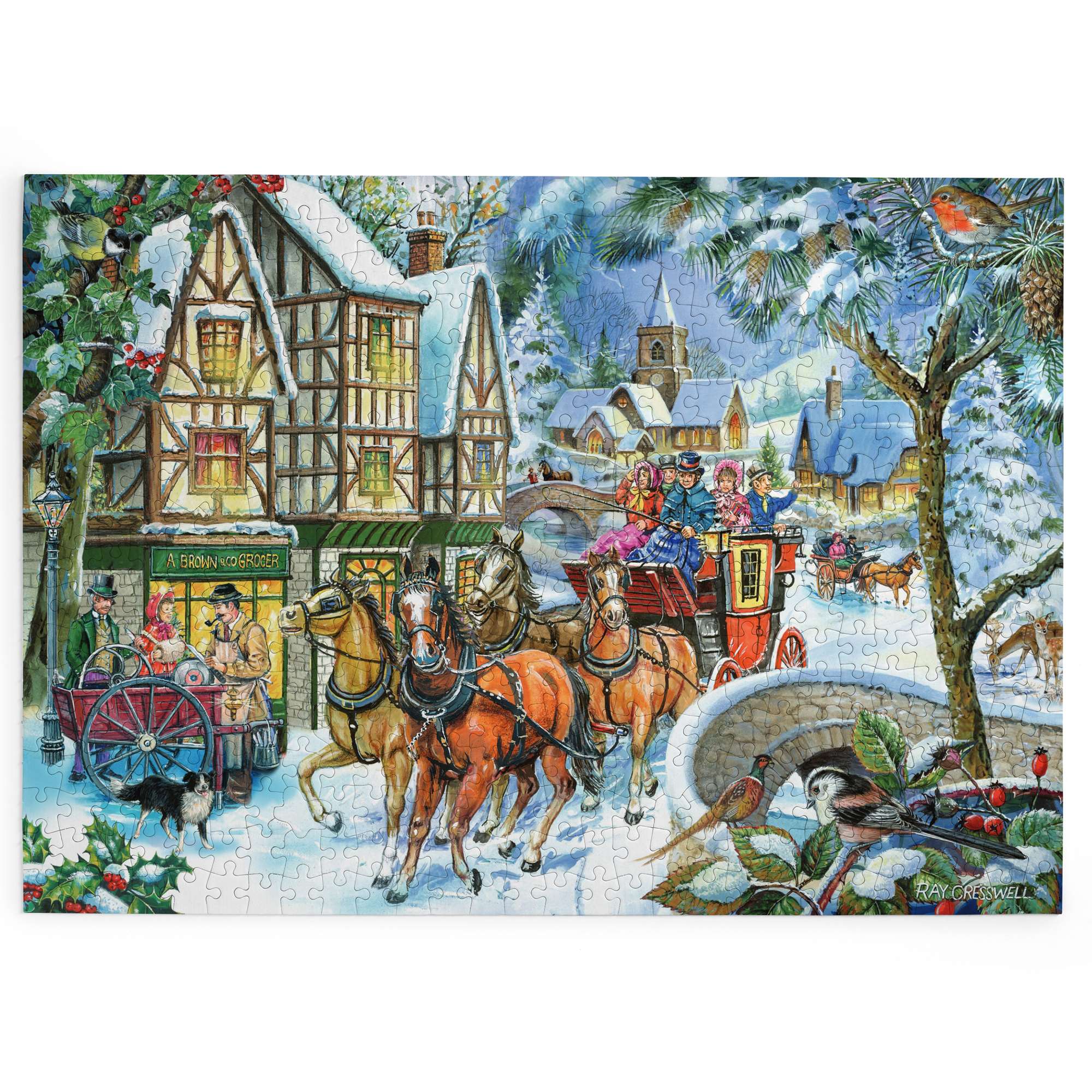 house-of-puzzles-big-500-puzzle-500-pi-ces-snow-coach image 2