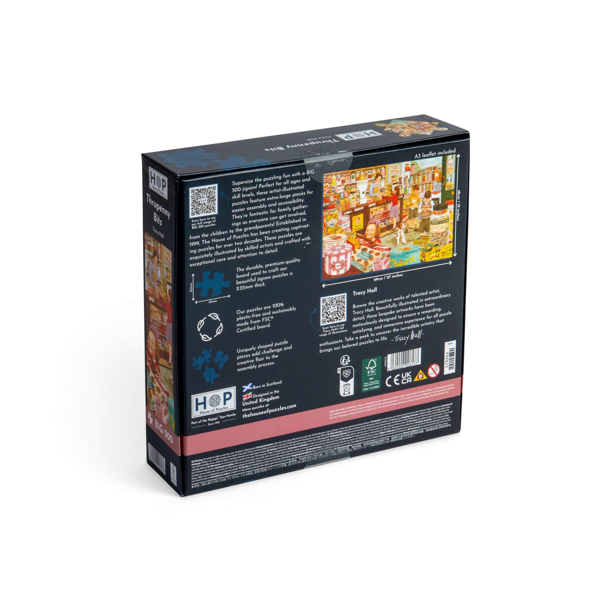 house-of-puzzles-big-500-thrupenny-bits-puzzle-500-pi-ces-famille image 3