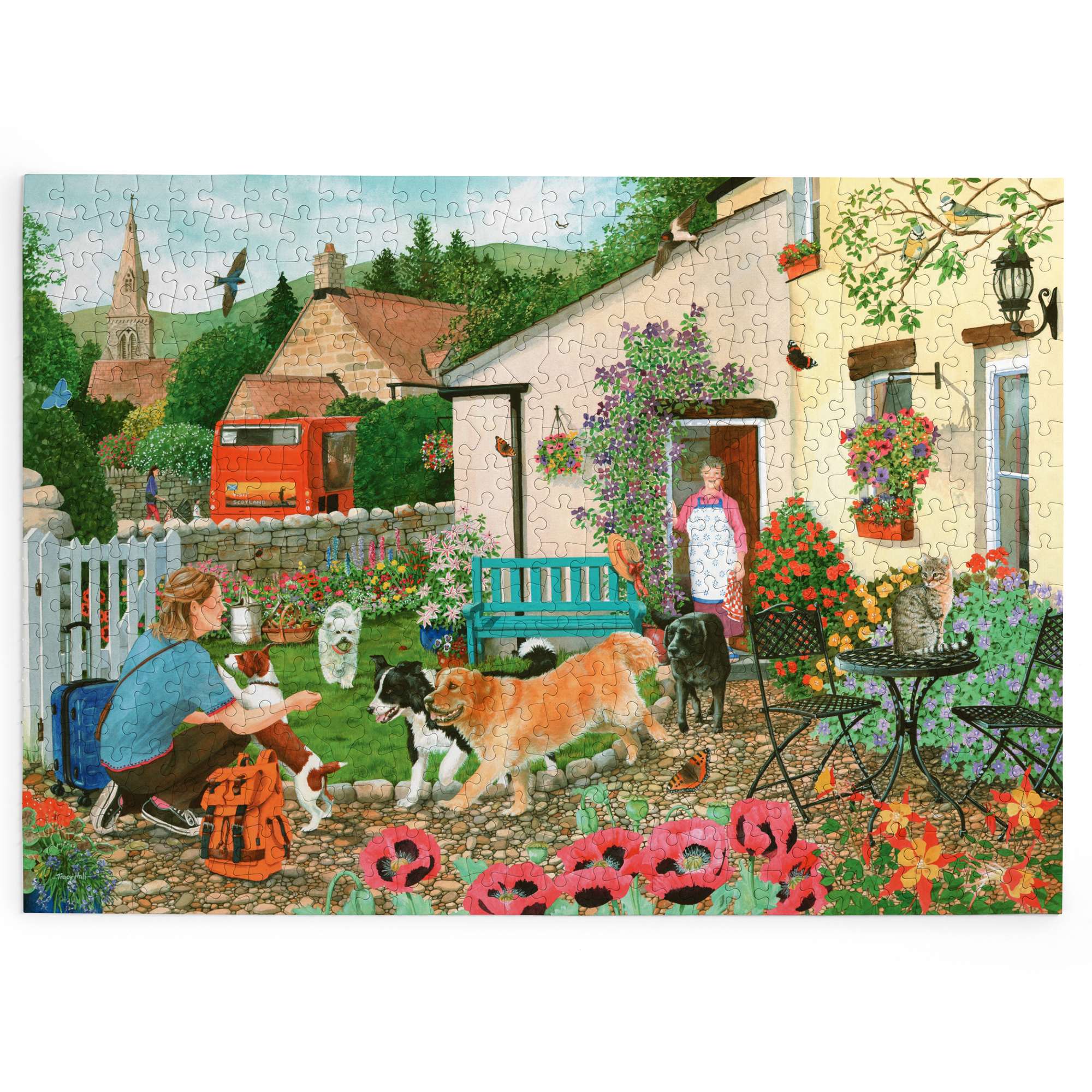 house-of-puzzles-big-500-puzzle-500-pi-ces-welcoming-committee-jardin image 2