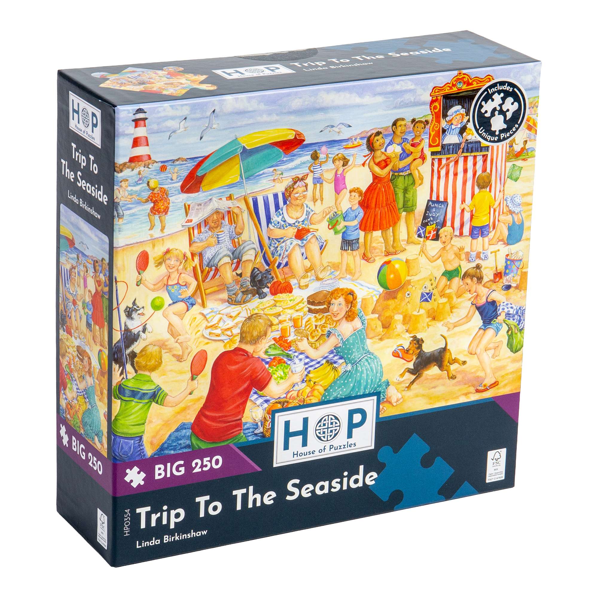 house-of-puzzles-trip-to-the-seaside-puzzle-250-pi-ces-plage image 1
