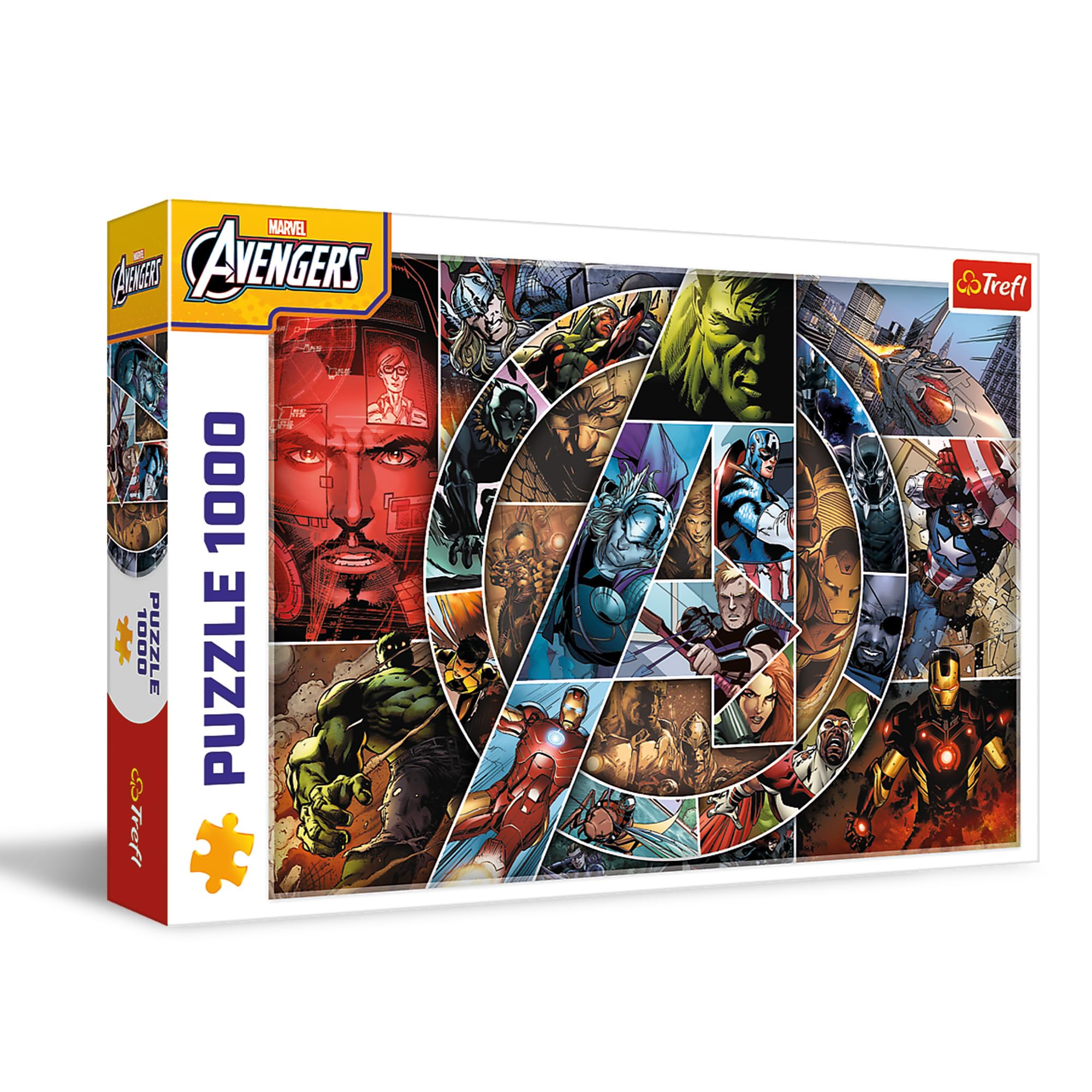 trefl-red-avengers-h-ros-puzzle-1000-pi-ces-marvel image 1