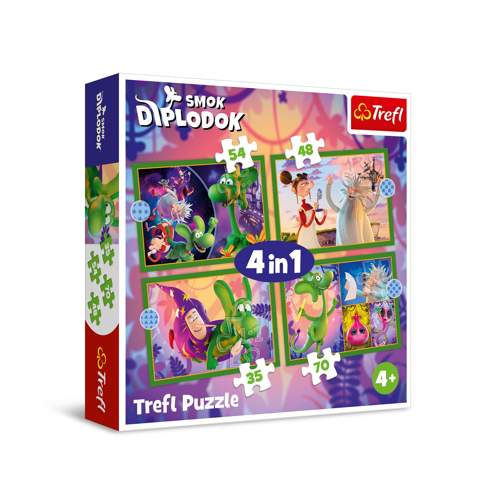 trefl-dragon-diplodocus-puzzle-4en1-12-24-pi-ces-3-ans image 1