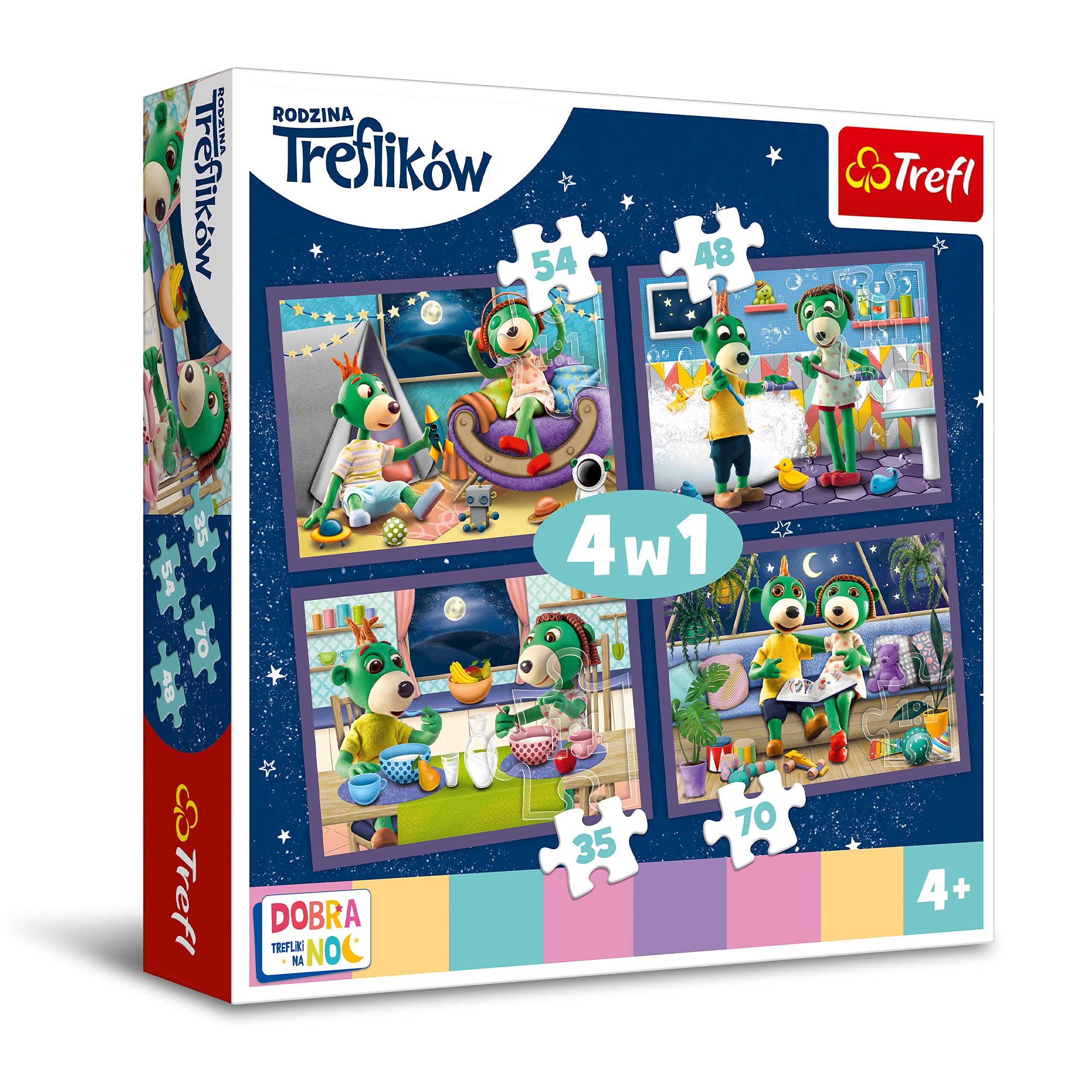 trefl-red-34370-puzzle-4-en-1-multicolore-enfant image 1
