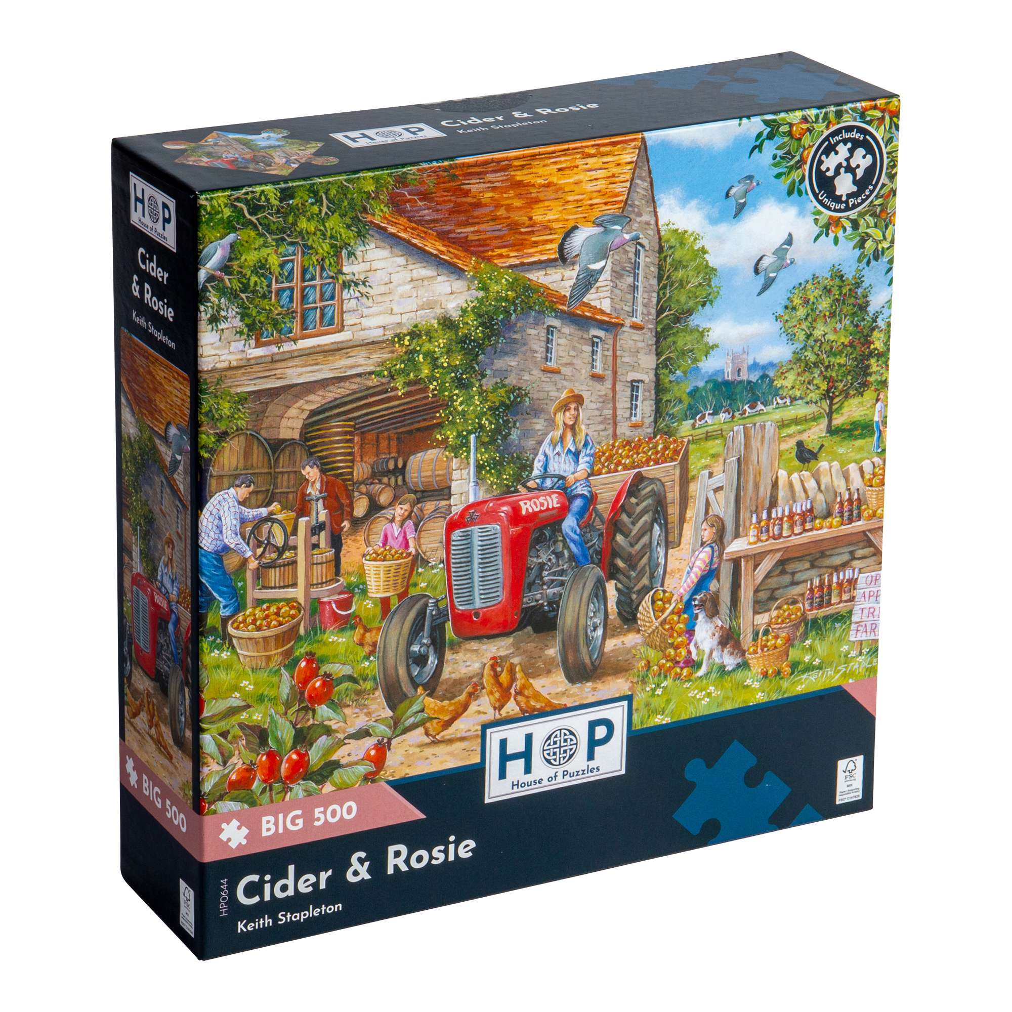 house-of-puzzles-cider-rosie-big-500-puzzle-500-pi-ces-ferme image 1