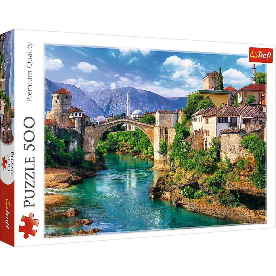trefl-premium-plus-vieux-pont-de-mostar-puzzle-500-pi-ces image 1