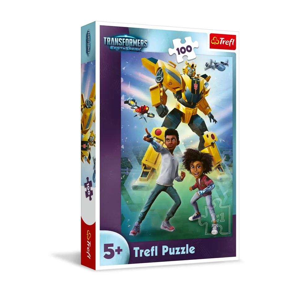 trefl-red-transformers-earthspark-puzzle-100-pi-ces-d-s-5-ans image 1