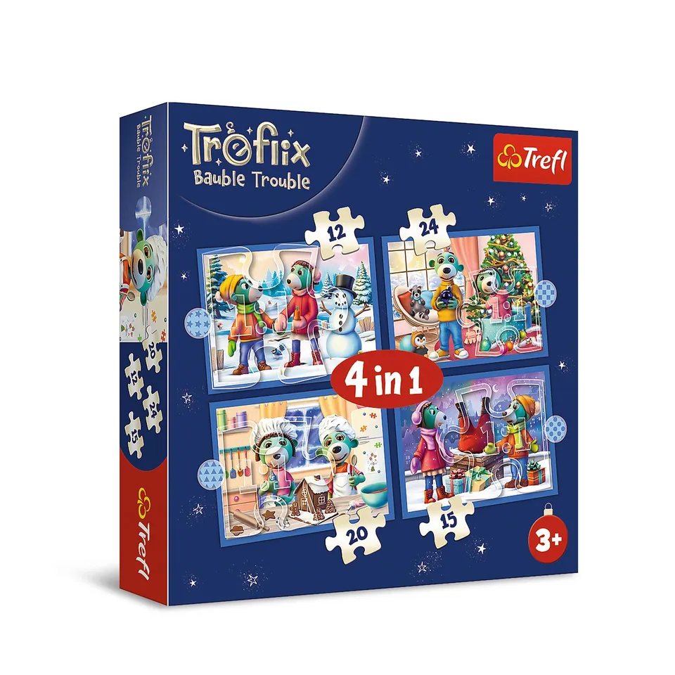 the-treflik-family-il-neige-puzzle-4en1-12-24-pi-ces-3-ans image 1