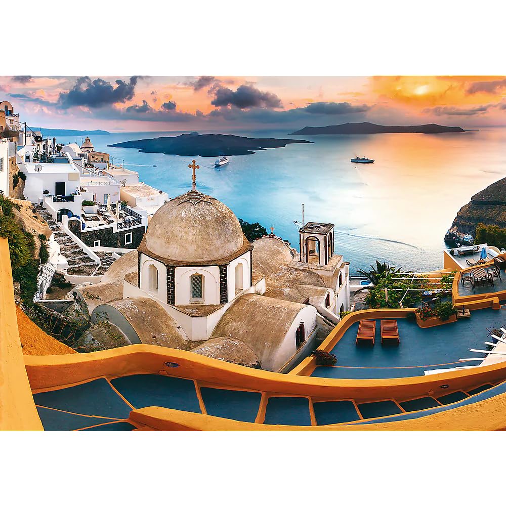 trefl-red-10405-puzzle-1000-pi-ces-santorini-gr-ce-adulte image 2