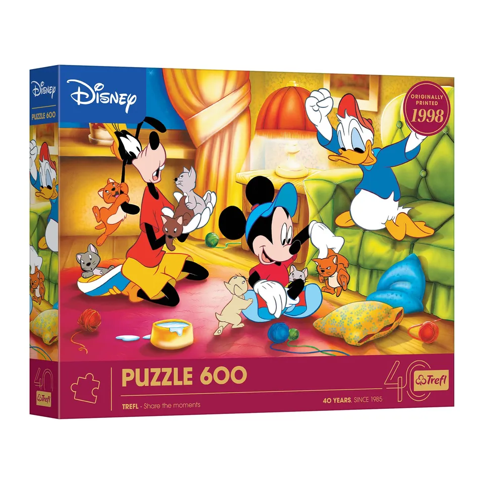 trefl-red-disney-mickey-mouse-puzzle-600-pi-ces-40-ans image 1