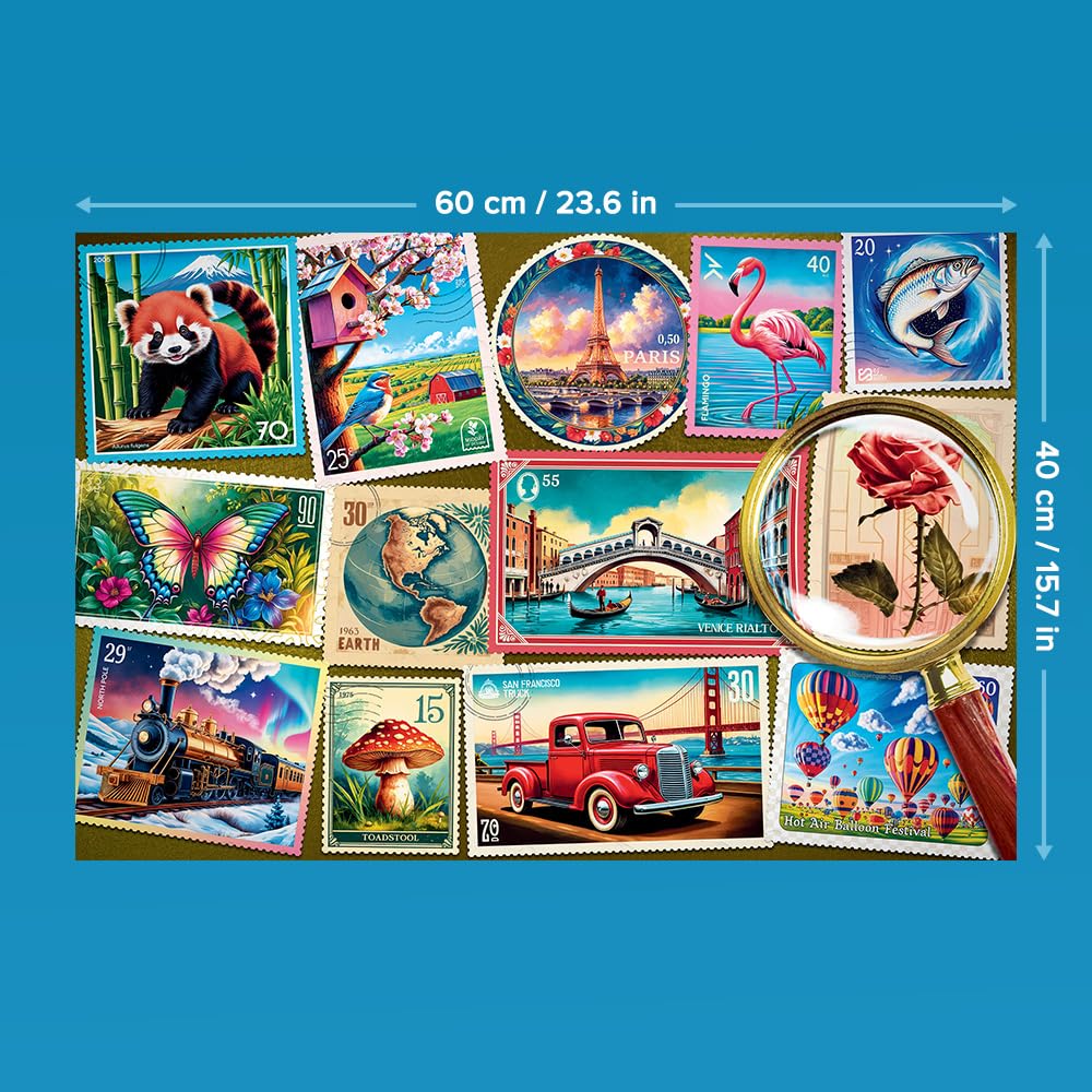 trefl-easypiece-timbres-poste-puzzle-300-grandes-pi-ces image 2