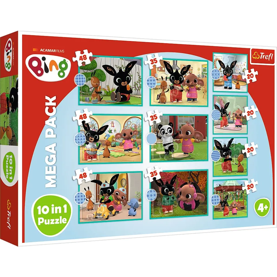 trefl-red-que-fait-bing-puzzle-10-en-1-enfant-20-48-p image 1