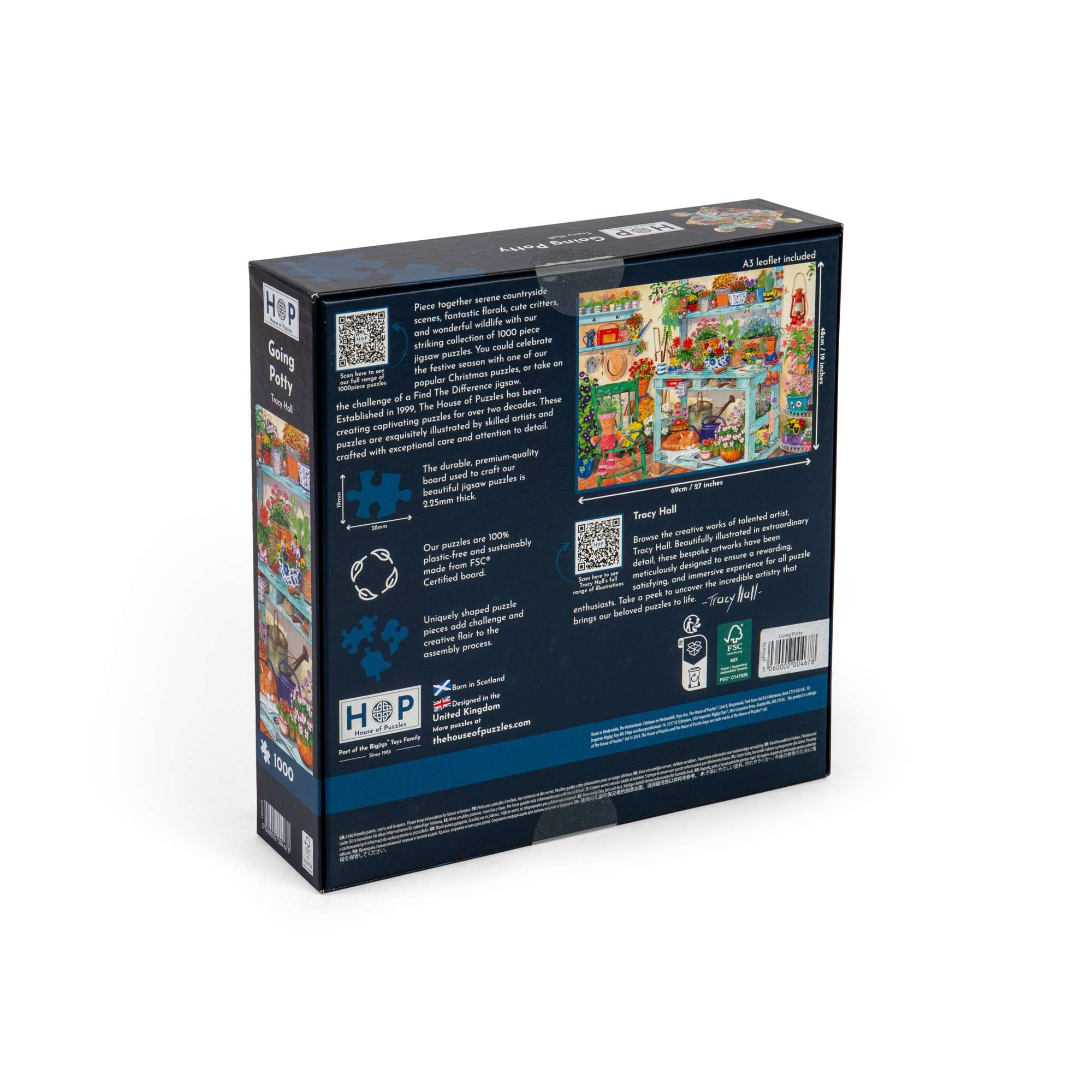 house-of-puzzles-going-potty-puzzle-1000-pi-ces-jardin-tracy-hall image 3