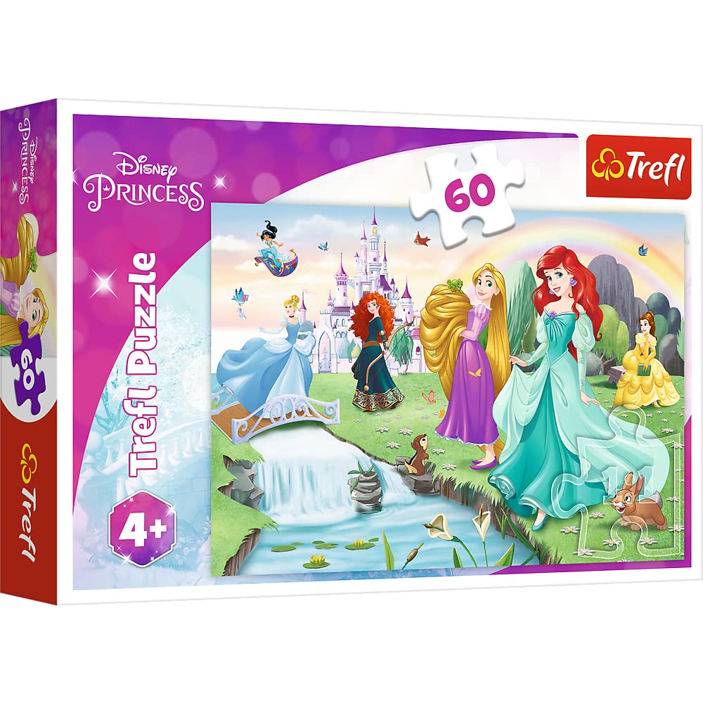 trefl-red-disney-princess-puzzle-60-pi-ces-rencontre-princesses-4-ans image 1