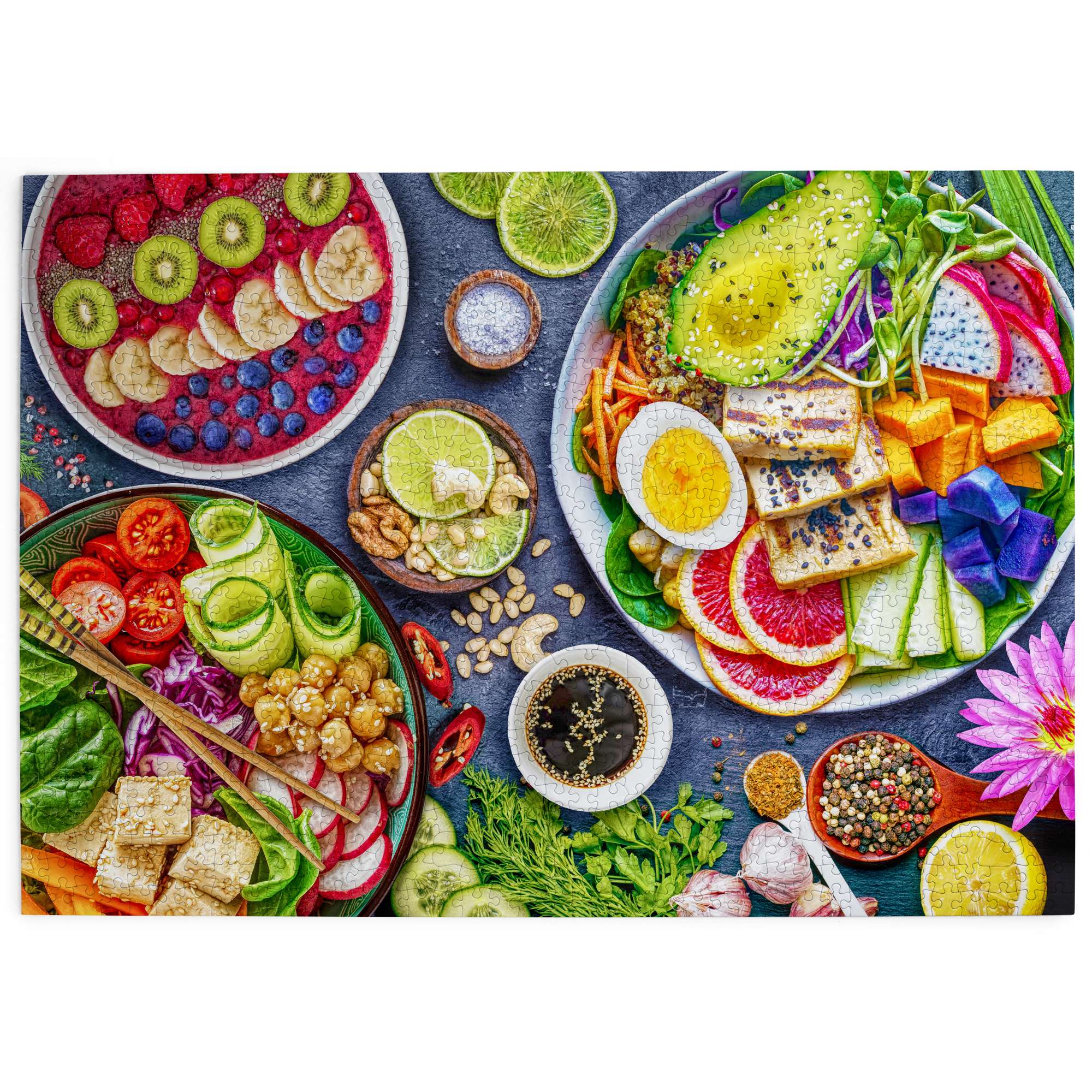 house-of-puzzles-buddha-bowl-bliss-puzzle-1000-pi-ces-photo-food image 2