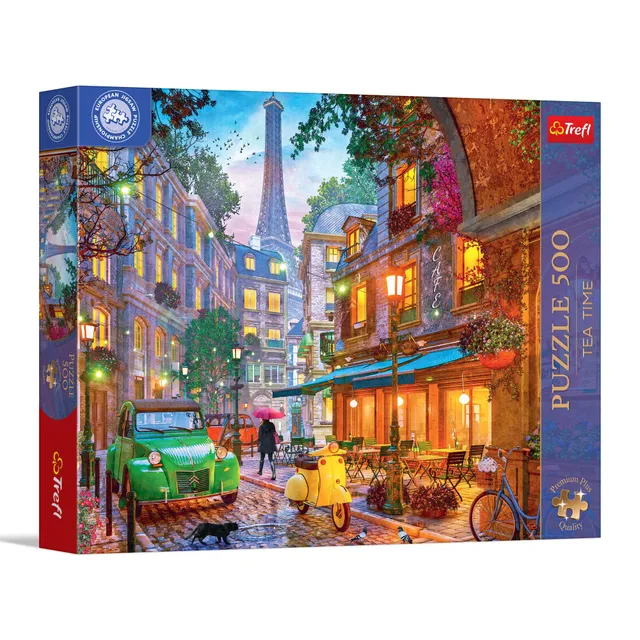 trefl-premium-plus-tea-time-puzzle-500-pi-ces-caf-paris image 1
