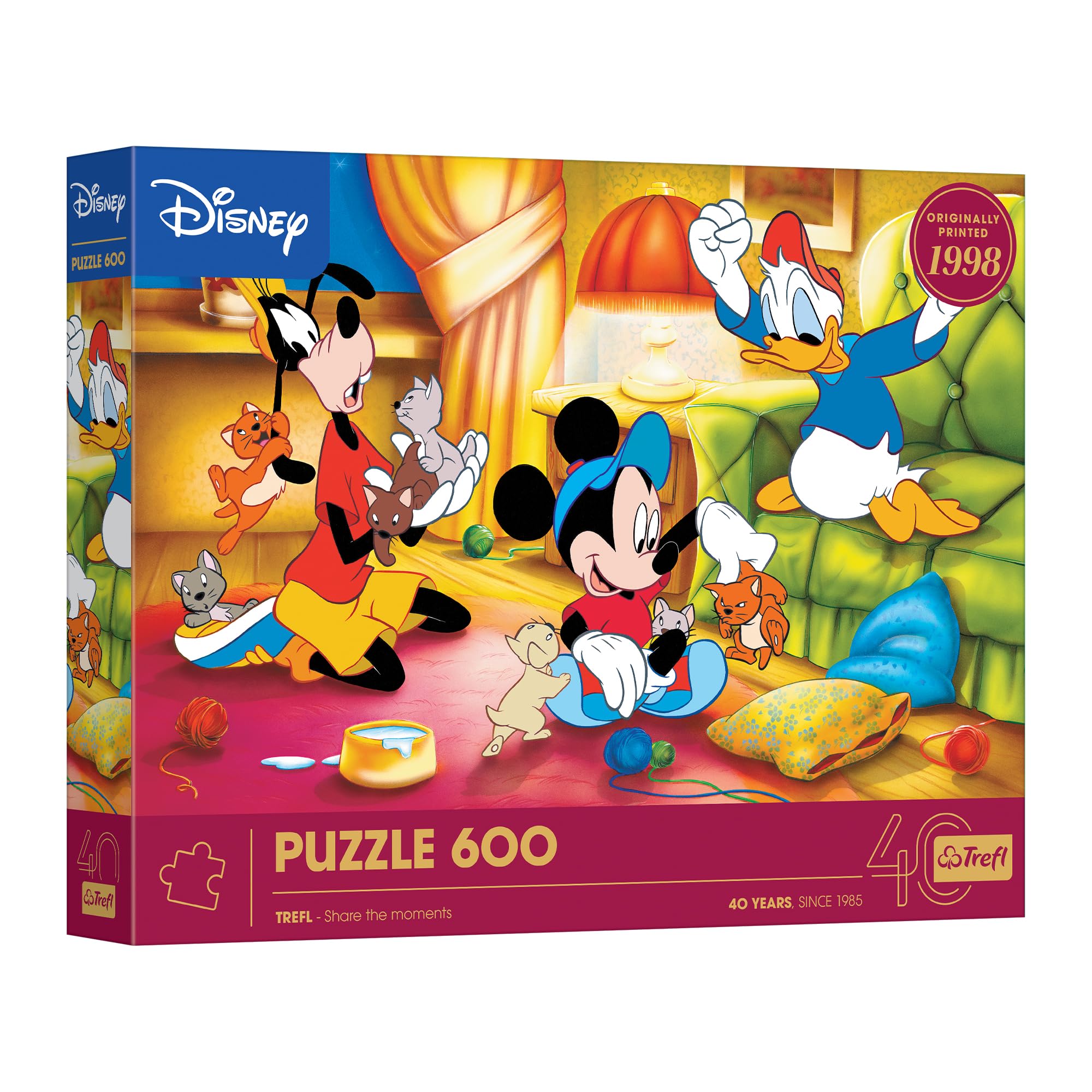 trefl-red-disney-mickey-mouse-puzzle-600-pi-ces-40-ans image 1