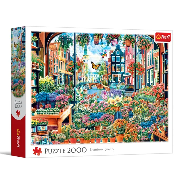 trefl-red-fleuriste-amsterdam-puzzle-2000-pi-ces-fleurs image 1