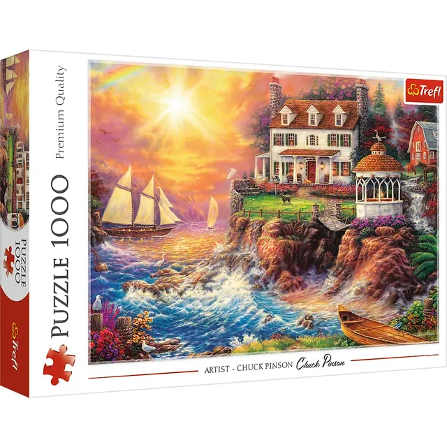 trefl-premium-plus-tr10582-refuge-paisible-puzzle-1000-pi-ces image 1